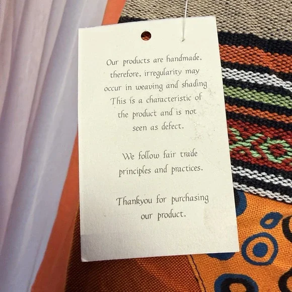 Vintage NWT Handmade  Patch  Crossbody Boho Hippie Bag Purse Multicolor - Picture 9 of 12